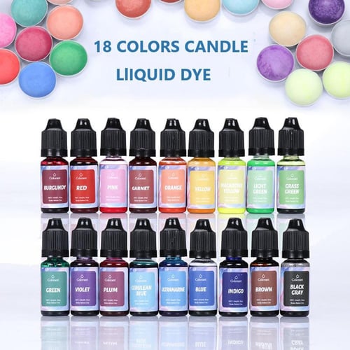 10ml Candle Dye Highly Concentrated Aromatherapy Color Essence Soap Toning  Pigment Soy Wax Paraffin Dye Colorant