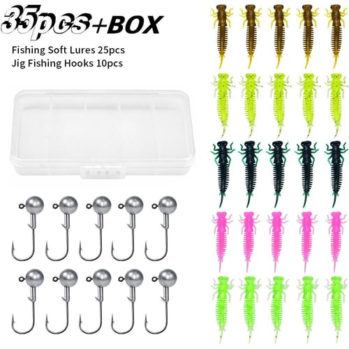 Floating Shrimp Lure Bait Neide Fishing Group Soft Insect Larvae Soft Bait  Crossmouthed Perch Mandarin Fish Lure Bait Set - buy Floating Shrimp Lure  Bait Neide Fishing Group Soft Insect Larvae Soft