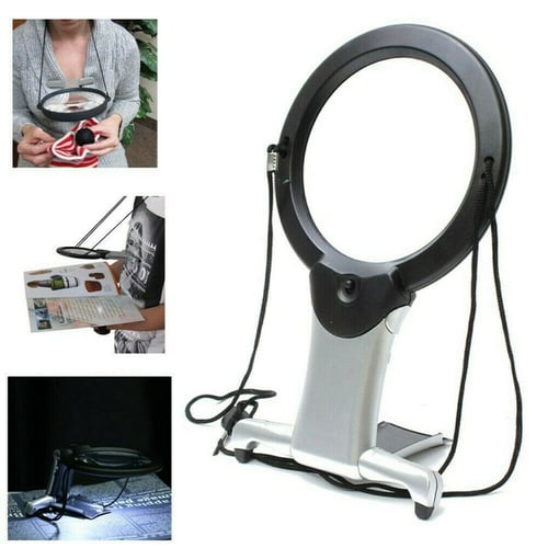 A4 Full Page Stand Magnifying Glass Sheet with LED Light Reading