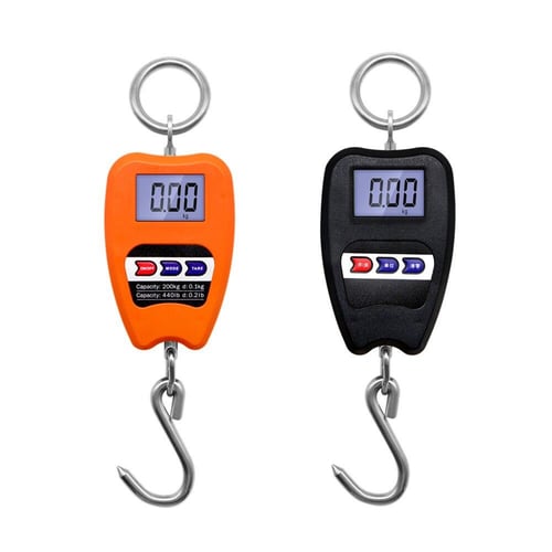 300kg Crane Scale Heavy Duty Electronic Digital Stainless Steel Hook Scale  Hanging LCD Loop Weight Balance