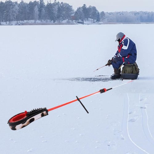 FTK Portable Detachable Winter Ice Fishing Rod and Reel Combination (with  Rod Holder), Easy To Carry, Also Can Be Changed To Different Rod Tip - buy  FTK Portable Detachable Winter Ice Fishing