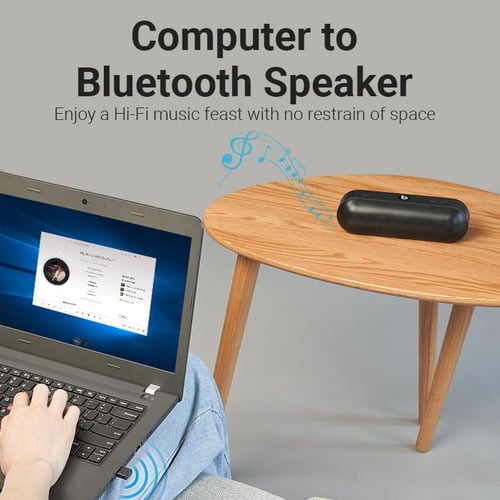  USB Bluetooth 5.1 Adapter for PC, Wireless Bluetooth Dongle  Transmitter Receiver, Driver-Free, for  Desktop,Laptop,Keyboard,Mouse,Headset,Speaker,Printer, Plug&Play :  Electronics
