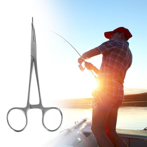Stainless Steel Fishing Pliers Long Nose Fish Hook Remover Split Ring  Pliers Fishing Tools Fishing Gift With Ergonomic Handle