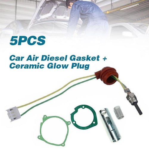5pcs Air Diesel Heater 12V Ceramic Glow Plug Burner Blower Gasket
