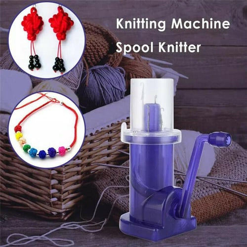 Knitting Machine Embellish Hand Knit Loom Spool Knitter Craft