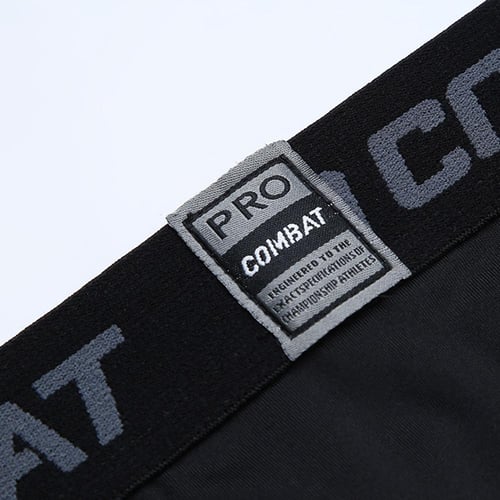 1Pc Compression Pants Men's Sports Tights Quick-drying Breathable Training  Fitness Trousers Running Basketball White M