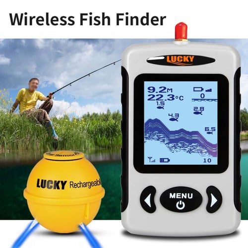 New Wire Fish Finder Portable Sonar Echo Sounder Fishing Machine