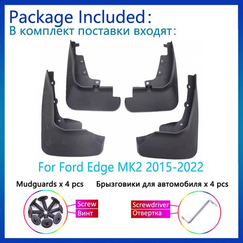 4 Mud Flaps Splash Guards Fender Car Mudguard for Ford EcoSport 2018-2022
