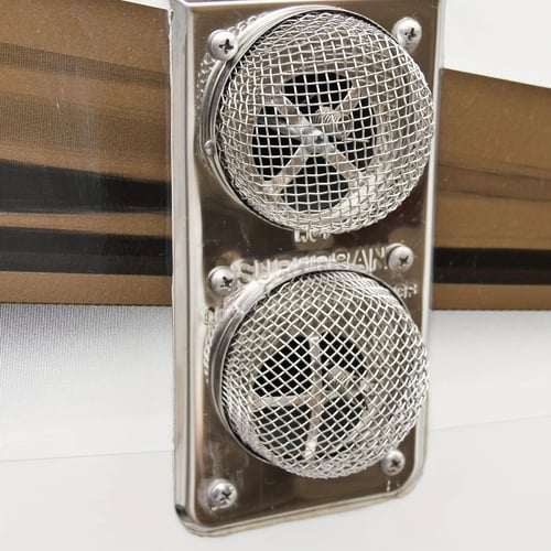 2 Pack Flying Insect Screen Stainless Steel RV Furnace Vent