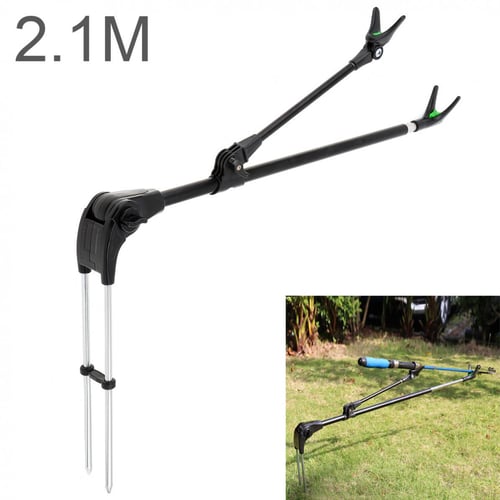1.5m/2.1m Adjustable Fishing Rod Ground Inserted Stand Bracket Metal  Stretch Pole Fishing Stand Holder - buy 1.5m/2.1m Adjustable Fishing Rod  Ground Inserted Stand Bracket Metal Stretch Pole Fishing Stand Holder:  prices, reviews