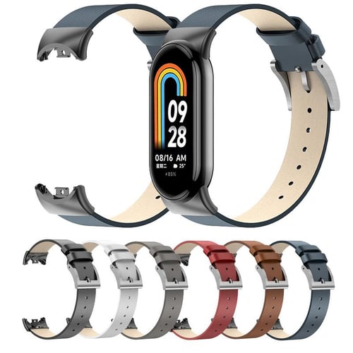 Magnetic Silicone Watchband For Xiaomi mi band 8 Strap Replacement Sport  Wrist For Mi band 8 Correa Bracelet Double Color Strap