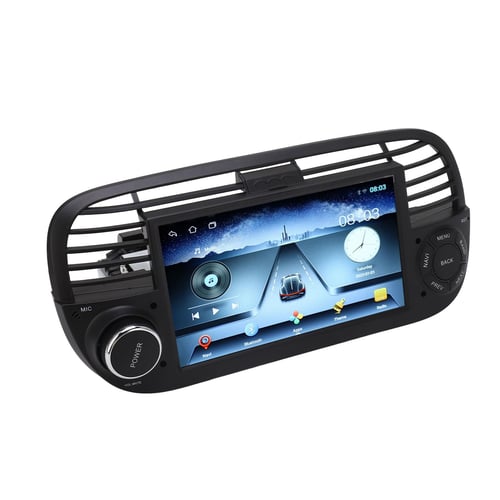 Fiat 500 Autoradio GPS Navigation Head Unit, Fiat 500 2007-2012