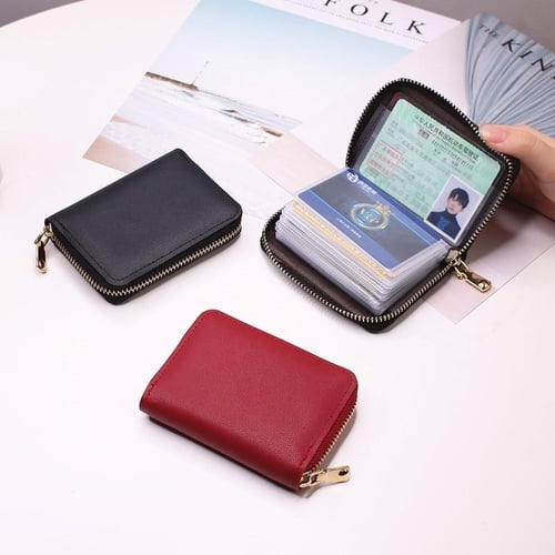 Slim Wallet Men Aluminum Metal with Money Clip Clear Window ID Badge Holder  RFID