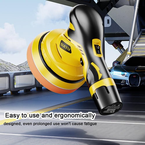 Cordless Eccentric Car Polisher 8 Gears of Speeds Adjustable