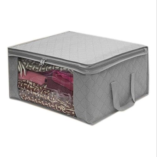 1pc Large Capacity Storage Bags Non-woven Folding Storage Box