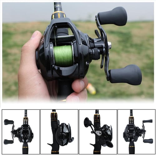 Fishing Rod and Reels Set Gold Outdoor Sea Fishing Tackle