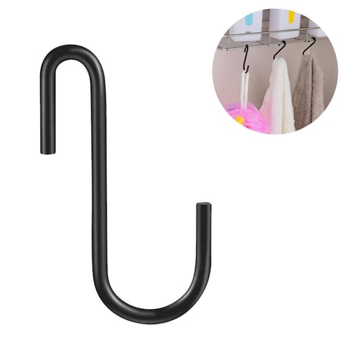 Heavy Duty S Hooks, Stainless Steel S Shaped Hooks for Hanging Kitchenware  Pan Pots Utensils Closet Clothes Bags Towels Plants Kitchen Hooks Hanger, 3