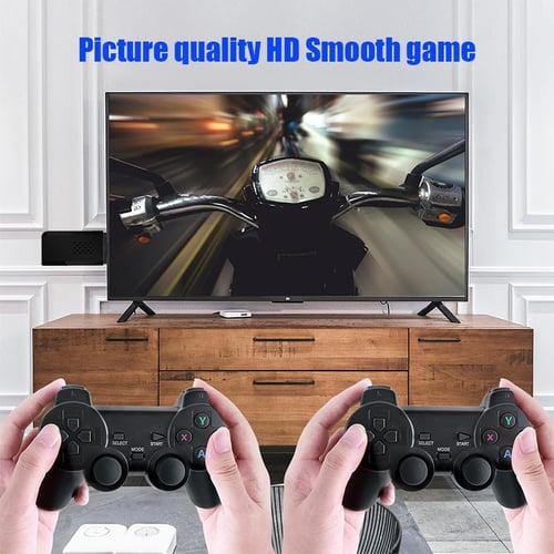 4k Wireless Hdmi Tv Game Stick Console 10000+ Built-in Games + 2 Wireless  Controller Gamepad