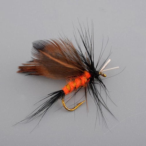 Cheap 8/16/24Pcs Insects Flies Fly Fishing Lures Dragonfly Topwater Bait  Dry Flies Trout Artificial Crank Hook Insects Lure