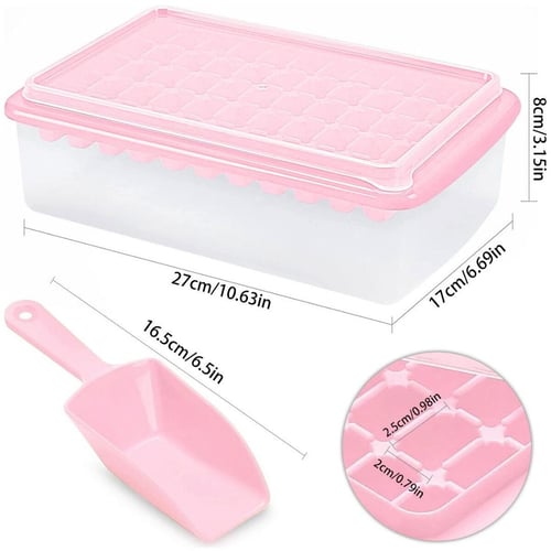 Cheap PDTO Silicone Ice Cube Maker Cup Cylinder Ice Tray with Lid  Easy-Release Ice Bucket