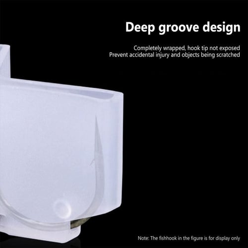 10/30pcs Treble Hook Caps Snap Design Anti-prick Plastic Cover