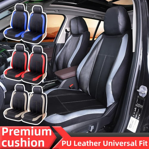 2PCS Front Car Seat Covers PU Automobile Seat Cover Two-tone Design Style Leather  Auto Seat Cover - buy 2PCS Front Car Seat Covers PU Automobile Seat Cover  Two-tone Design Style Leather Auto