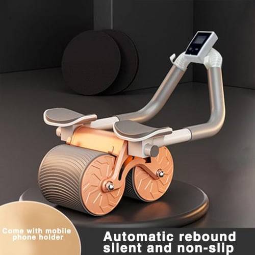 Automatic Rebound Dual Abs Wheel Roller Core Strength Training