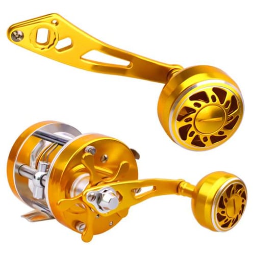 Fishing Reel Single Rocker Arm, Durable Aluminum Alloy Baitcasting Handle  Grip Arm Replacement 8x5mm