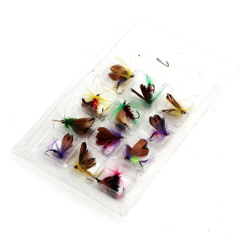 Fishing Lure Fly Fishing Hooks Feather Steel Hook Tackle Insect