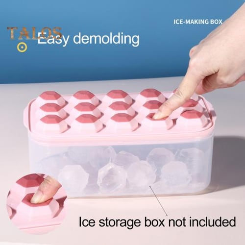 Ice Mould Quick Demould Cube Tray Party Freezer Cooling Drink Box