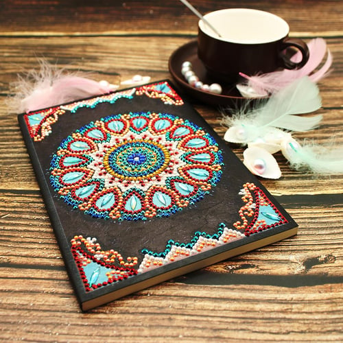 HUACAN DIY Diamond Painting Notebook Special Shaped A5 Diary Book Diamond  Art Kits Mosaic Diamond Embroidery