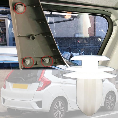 30/50X Front Rear Door Card Panel Interior Trim Pillar Clips For Peugeot  308 CC SW I II Estate Van Fastener Side Skirts Boot Lid