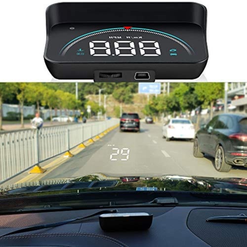 Head Up Display Car Head Up: Hud Display Obd2 & Hud Display Gps 3.5 Inches  Speedometer Car Speedometer Water Temperature Meter Engine Speed Safety A -  buy Head Up Display Car Head