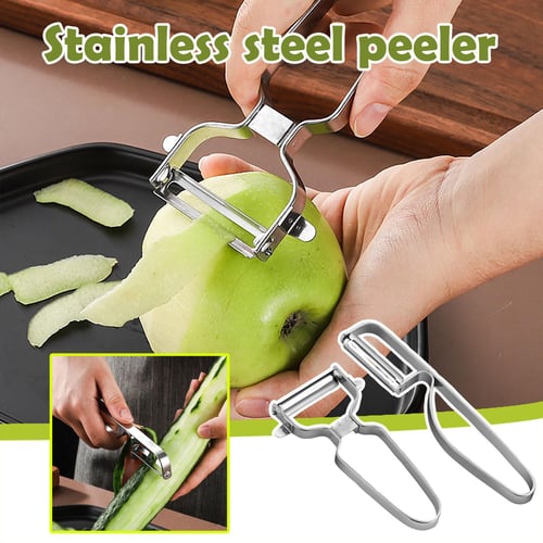 1pc Stainless Steel Peeler Potato Cucumber Carrot Grater Kitchen Items  Kitchen Gadgets And Accessories Fruit Peeler Apple