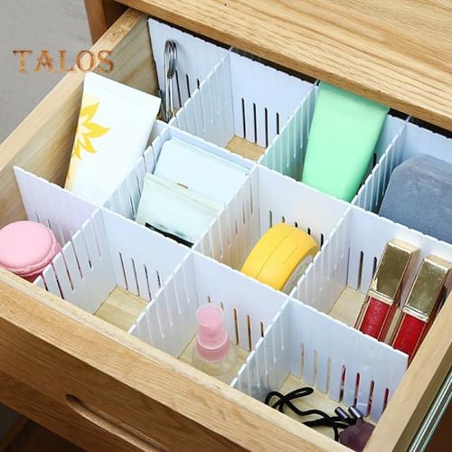 Plastic Drawer Clapboard Adjustable Drawer Divider Household