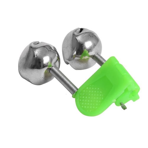50pcs Fishing Rod Alarm Bells Fishing Bells Clips With Dual Alert Bells  Fishing Gear Accessories 