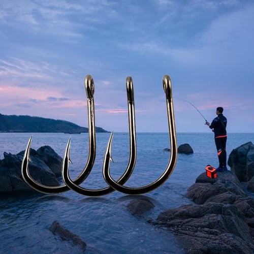 Cheap Super Strong Saltwater Fishing Hook Stainless Steel Circle Hook Claw  Tip for Trolling Rigging Large Tuna Shark 20/0 24/0 28/0