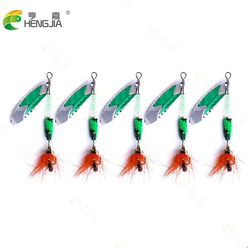 Fishing Wobblers Trout Metal Spoon Spinners Lures Jig Fly