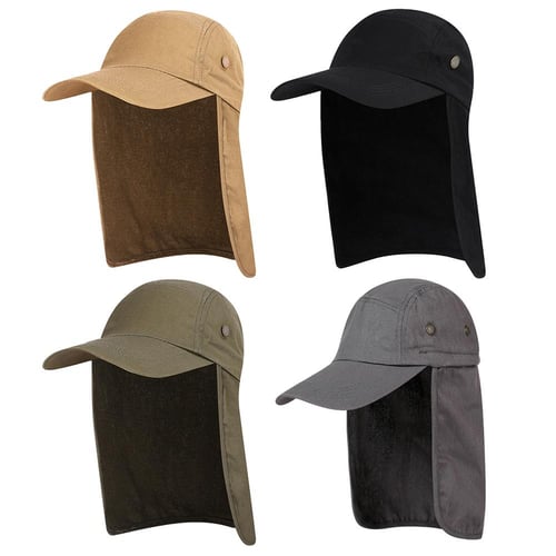 1pc Waterproof Sun Hat with Head Net for Fishing, Hiking, and