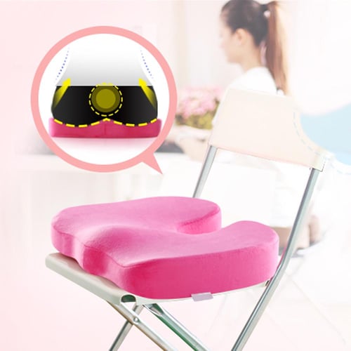 Gel Orthopedic Memory Foam U Coccyx Travel Seat Cushion Massage