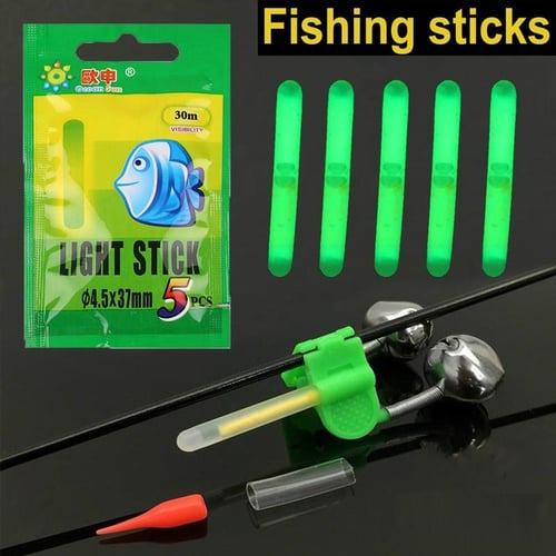 50pcs Fishing Float Light Stick Fireflies Fluorescent Lightstick