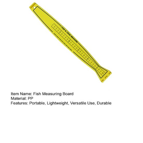 Fish Measuring Board Portable Folding Fishing Ruler Versatile Use