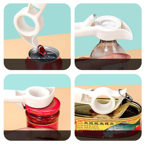 Jar Opener,6 in 1 Multi Function Can OpenerJuice Bottle Opener