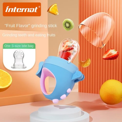 Baby Silicone Nipple Feeder Utensils Fruit And Vegetable Food Supplement  Teether Infant Solid Feeding Food Pacifier Soother