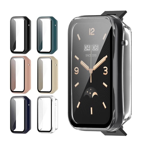 For Xiaomi Mi Band 7 Pro PC+Tempered Glass Full Cover Slim Screen Protector  Case