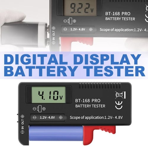 PDTO BT-168 PRO Digital Battery Tester for AA AAA C D 9V Button Cell Volt Test  Checker - buy PDTO BT-168 PRO Digital Battery Tester for AA AAA C D 9V  Button