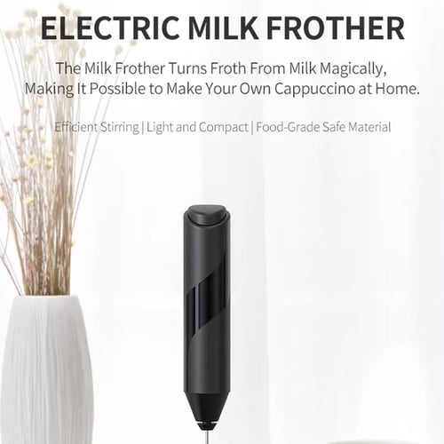 Circle Joy Electric Milk Frother Cappuccino Coffee Frother Home Handheld  Milk Blender 14000rpm 304 Food Grade