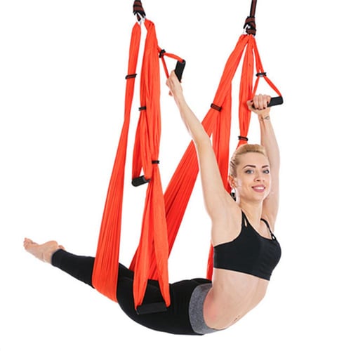 Fast Delivery 4x2.8m Household Flying Yoga Hammock Swing Fabric Anti  Gravity Aerial Silks for Acrobatics