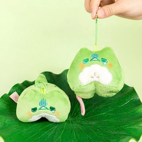 Cute Cartoon Mushroom Frog Plush Toy Kawaii Stuffed Animals Green Frog  Plushies Keychain for Bag Pendant Anime Soft Kids Toys