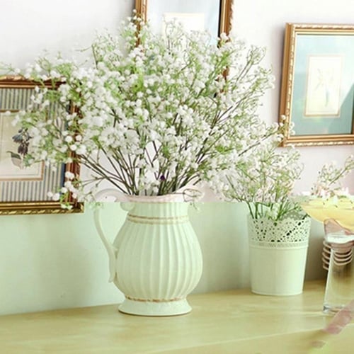 Artificial Gypsophila Paniculata Fake Plant Bouquet Home Wedding Holding  Flowers Party Decoration Home Garden Bouquet Decor